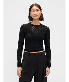 【SALE／74%OFF】GAP (W)ポインテール セーター ギャップ トップス ニット パープル ブラック ベージュ ホワイト