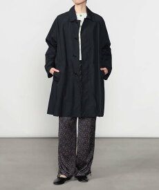Bshop TICCA ｜ ナイロン ステンカラーコート WOMEN ビショップ ジャケット・アウター ステンカラーコート ネイビー ベージュ【送料無料】