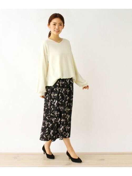 Shoo La Rue M L バックボタン花柄ドッキングワンピース Rakuten Fashion 楽天ファッション 旧楽天ブランドアベニュー Ae73