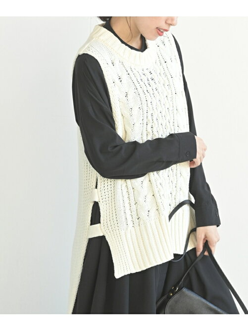 Rps W ケーブルニットベスト Rakuten Fashion 楽天ファッション 旧楽天ブランドアベニュー Bk33