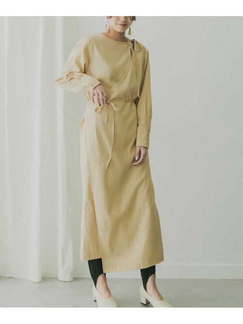 Kbf Kbf スリットネックラップワンピース Rakuten Fashion 楽天ファッション 旧楽天ブランドアベニュー Cg13