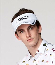 23区GOLF 【UNISEX】ポケッタブル バイザー ニジュウサンクゴルフ 帽子 ハンチング・ベレー帽 ホワイト グリーン【送料無料】