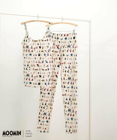 une nana cool 【ムーミン】 MOOMIN * une nana cool カップ付きキャミソール ウンナナクール インナー・ルームウェア その他のインナー・ルームウェア ベージュ ホワイト