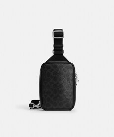 【SALE／40%OFF】COACH OUTLET 【公式】レイ パック・シグネチャー キャンバス コーチ　アウトレット バッグ ボディバッグ・ウエストポーチ ブラック【送料無料】