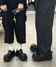 【Chikashitsu +】volume sole clog shoes / 靴 スリッポン ユニセックス