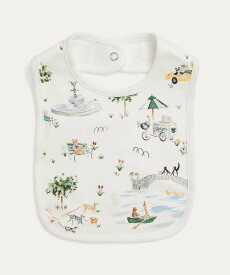 【SALE／31%OFF】POLO RALPH LAUREN (ベビー)RL ベビー x Riley Sheehey コットン ビブ ラルフローレン マタニティウェア・ベビー用品 スタイ・よだれかけ