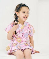 【SALE／35%OFF】apres les cours アプレのはんなりGIRLSペプラム甚平 エフオーオンラインストア 着物・…