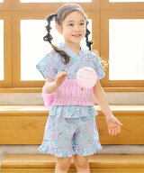 apres les cours アプレのはんなりGIRLSペプラム甚平 エフオーオンラインストア 着物・浴衣・和装小物 浴…