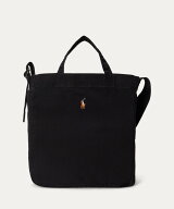 POLO RALPH LAUREN キャンバス ショッパー トート ラルフローレン バッグ トートバッグ ブラック【送料無…