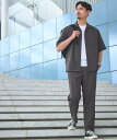 UNITED ARROWS green label relaxing 【WEB限定】JUST fit トロピカル セットアップ シャツ&スラックス -2WAYストレッ…