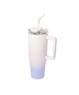 Francfranc 大型ステンレスマグ グラデーション ピンク 1.1L 保冷保温 大容量 フランフラン 食器・調理器…