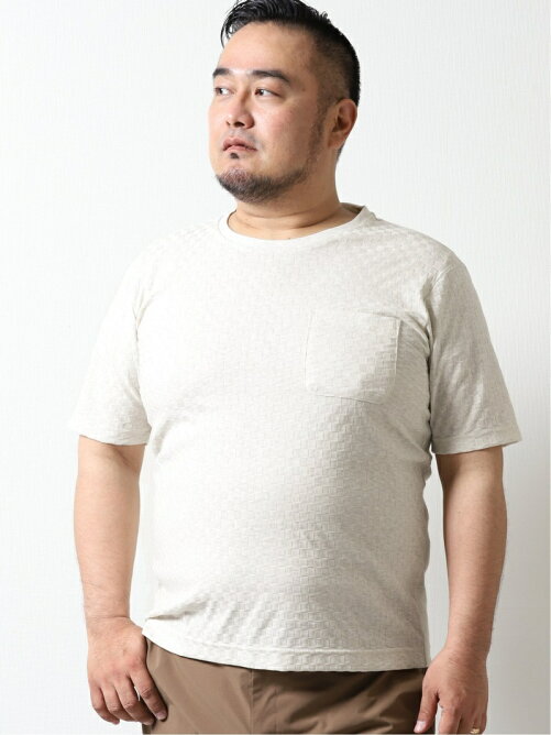 最高級 大きいサイズ グランバック Grand Back リンクスクルーネック半袖tシャツ Tシャツ Fests Eu