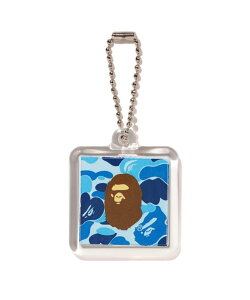 A BATHING APE ABC CAMO KEYCHAIN �A �x�C�V���O �G�C�v �t�@�b�V�����G�� �`���[���E�L�[�`�F�[�� �u���[ �s���N �O���[��