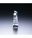 【公式】グラスワークス アーチクロック(ブルー) 8cm