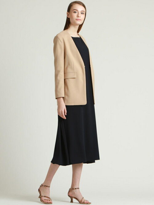 Lautreamont 雑誌掲載 スクエアネックのキレイめaラインワンピース Rakuten Fashion 楽天ファッション 旧楽天ブランドアベニュー Cf06