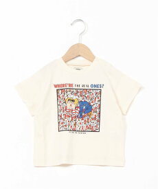 OCEAN&GROUND OCEAN&GROUND/(K)HIDE&SEEKパロディTシャツ オーシャンアンドグラウンド トップス カットソー・Tシャツ ホワイト グレー