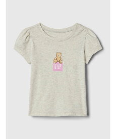 GAP (K)babyGap ブラナン フェイバリット GAPロゴTシャツ ギャップ トップス カットソー・Tシャツ グレー ホワイト ピンク