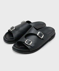 【SALE/40%OFF】THE SHOP TK バックルスライドサンダル ザ ショップ ティーケー シューズ・靴 サンダル ブラック