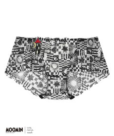 【SALE／20%OFF】une nana cool 【ムーミン】 MOOMIN * une nana cool 364 総レース ウンナナクール インナー・ルームウェア ショーツ ホワイト ブルー ブラック グレー