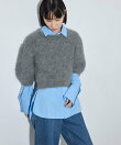 ブラッシュドアルパカハーフスリーブトップス