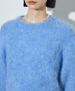 ブラッシュドアルパカハーフスリーブトップス