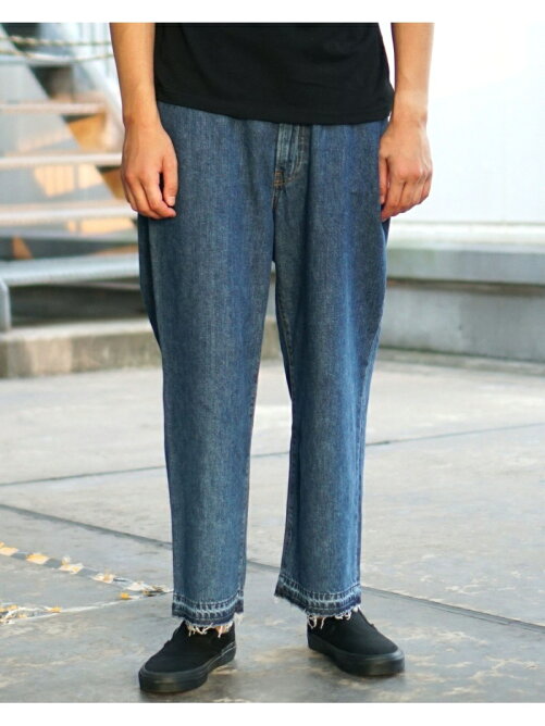 Beams Outlet Beams ワイド カットオフ デニムパンツ Rakuten Fashion 楽天ファッション 旧楽天ブランドアベニュー Ca67