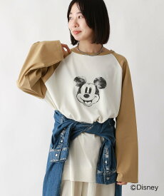 【SALE／30%OFF】LEPSIM MICKEY/ラグランロンT レプシィム トップス カットソー・Tシャツ ホワイト ネイビー