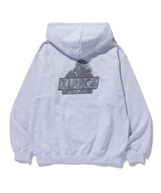 XLARGE RHINESTONE OG ZIP HOODED SWEATSHIRT エクストララージ トップス パーカー・フーディー グレー ブラウン ブラック【送料無料】