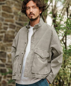 CAMBIO mj10492- Sulfur Dyed Stone Bio Wash Military Blouson ~^[WPbg JrI WPbgEAE^[ ̑̃WPbgEAE^[ ubN O[yz