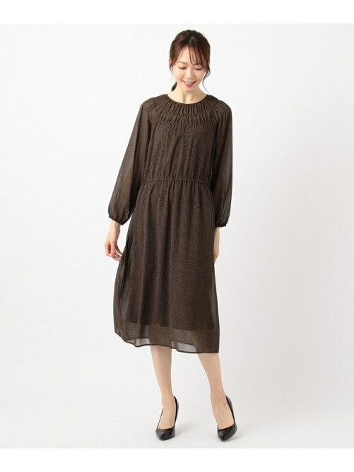 23区 マガジン掲載 レオパードジョーゼットシフォンワンピース 検索番号h68 Rakuten Fashion 楽天ファッション 旧楽天ブランドアベニュー V367