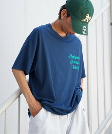 【SALE／30%OFF】VENCE share style RUSSELL ATHLETIC ラッセルアスレチック プリントTシャツ ヴァンス エクスチェンジ トップス カットソー・Tシャツ ネイビー ホワイト ブラック オレンジ