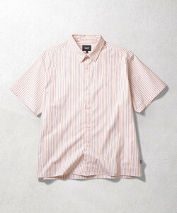 HUF MEGABLAST STRIPE SHIRT / HUF �X�g���C�v �V���c �n�t �g�b�v�X �V���c�E�u���E�X �s���N �u���[ �O���[���y���������z