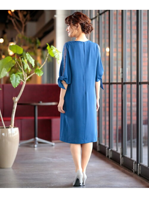 White Joola Repleate 袖リボンワンピース Rakuten Fashion 楽天ファッション 旧楽天ブランドアベニュー Bk59