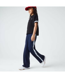 【SALE／50%OFF】LACOSTE ブランドテーピングGIRLSストレートジョガーパンツ ラコステ パンツ ジャージ・スウェットパンツ ネイビー【送料無料】