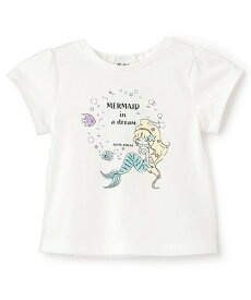 Pupil House バリュー半T マーメイド ナルミヤオンライン トップス カットソー・Tシャツ ホワイト パープル ピンク