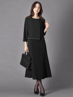 AddRouge 【洗える/選べる着丈】喪服 礼服 ブラックフォーマル レディース ワンピース アッドルージュ ス…