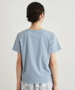 【コットン100%/洗える】リースフローラル プリントTシャツ