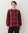 バンドカラーブラウス/Afternoon Tea Original Tartans