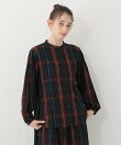 バンドカラーブラウス/Afternoon Tea Original Tartans