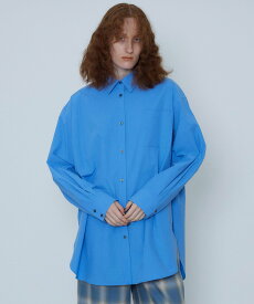 【SALE／40%OFF】MAISON SPECIAL オーバーサイズカラーシャツ メゾンスペシャル トップス シャツ・ブラウス ホワイト ブルー ピンク ベージュ【送料無料】
