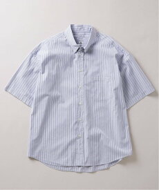 JOURNAL STANDARD 【THOMAS MASON】ファットシルエット ボタンダウン S/Sシャツ ジャーナル スタンダード トップス シャツ・ブラウス ネイビー ブルー【送料無料】