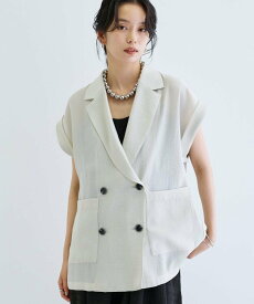 【SALE／10%OFF】GALLEST ワッシャー半袖シャツジャケット インディヴィ ジャケット・アウター テーラードジャケット・ブレザー ブラック【送料無料】