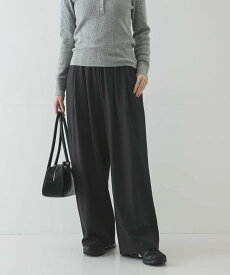 【SALE／60%OFF】URBAN RESEARCH 『3サイズ展開』『イージーケア』 ウール混タックギャザーストレートパンツ アーバンリサーチ パンツ その他のパンツ ネイビー グレー ブラック ベージュ【送料無料】