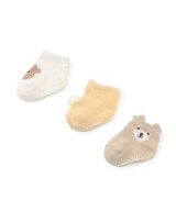 【SALE／25%OFF】petit main BABY3Pソックス ナルミヤオンライン マタニティウェア・ベビー用品 ベビーソ…