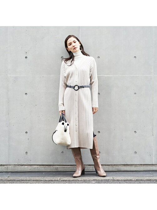 Qualite Oggiコラボ 再入荷 ニットワンピでも着られる 4wayカーディガン Rakuten Fashion 楽天ファッション 旧楽天ブランドアベニュー Ac11