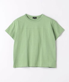 【SALE／10%OFF】UNITED ARROWS green label relaxing 【WEB限定】天竺 切り替え Tシャツ 100cm-130cm ユナイテッドアローズ グリーンレーベルリラクシング トップス カットソー・Tシャツ オレンジ ホワイト グレー ブラウン グリーン ブルー