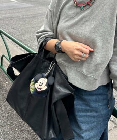 ear PAPILLONNER 《牛革/A4サイズ対応》ワイドテープトートバッグ L イア パピヨネ バッグ トートバッグ ブラック【送料無料】