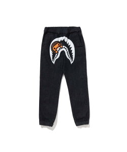 A BATHING APE MILO SHARK JOGGER 10 OZ DENIM PANTS A xCVO GCv pc W[YEfjpc lCr[yz