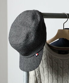 BEAMS HEART MEN BEAMS HEART / ツイード ワーク キャップ ビームス ハート 帽子 キャップ ベージュ グレー