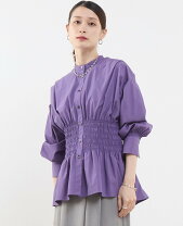 楽天市場】シャーリング（カラーパープル）（シャツ・ブラウス 